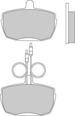 E.T.F. 12-0204 - Kit de plaquettes de frein, frein à disque cwaw.fr