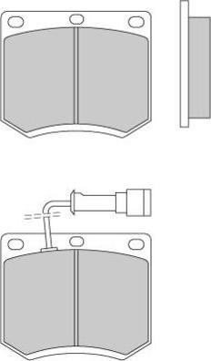 E.T.F. 12-0205 - Kit de plaquettes de frein, frein à disque cwaw.fr