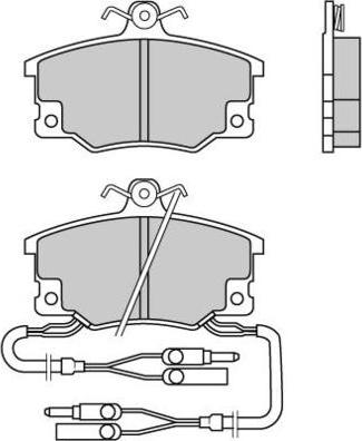 E.T.F. 12-0210 - Kit de plaquettes de frein, frein à disque cwaw.fr