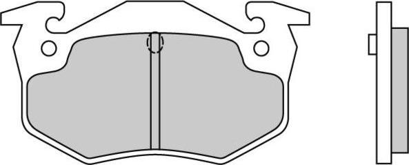 E.T.F. 12-0217 - Kit de plaquettes de frein, frein à disque cwaw.fr