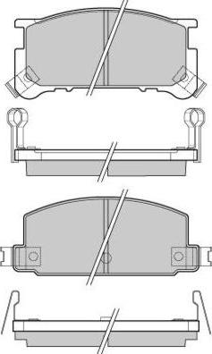 E.T.F. 12-0285 - Kit de plaquettes de frein, frein à disque cwaw.fr