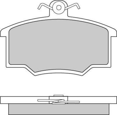 E.T.F. 12-0281 - Kit de plaquettes de frein, frein à disque cwaw.fr