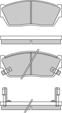 E.T.F. 12-0288 - Kit de plaquettes de frein, frein à disque cwaw.fr