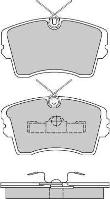 E.T.F. 12-0283 - Kit de plaquettes de frein, frein à disque cwaw.fr