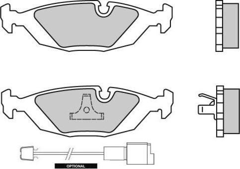 Spidan 0.080192 - Kit de plaquettes de frein, frein à disque cwaw.fr