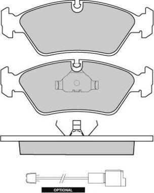 WXQP 240201 - Kit de plaquettes de frein, frein à disque cwaw.fr