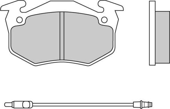 E.T.F. 12-0229 - Kit de plaquettes de frein, frein à disque cwaw.fr