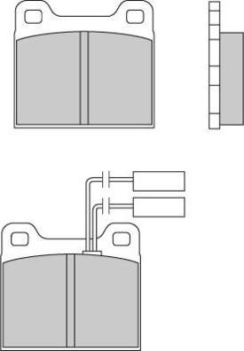 E.T.F. 12-0224 - Kit de plaquettes de frein, frein à disque cwaw.fr