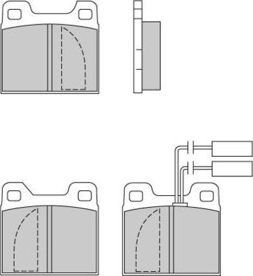 E.T.F. 12-0225 - Kit de plaquettes de frein, frein à disque cwaw.fr