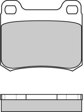 E.T.F. 12-0227 - Kit de plaquettes de frein, frein à disque cwaw.fr