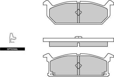 E.T.F. 12-0279 - Kit de plaquettes de frein, frein à disque cwaw.fr