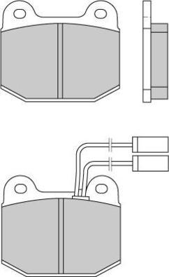 E.T.F. 12-0274 - Kit de plaquettes de frein, frein à disque cwaw.fr