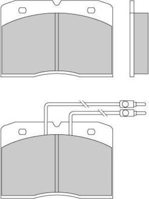 E.T.F. 12-0275 - Kit de plaquettes de frein, frein à disque cwaw.fr