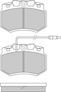 E.T.F. 12-0276 - Kit de plaquettes de frein, frein à disque cwaw.fr