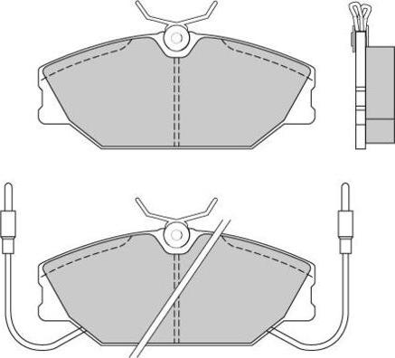 E.T.F. 12-0277 - Kit de plaquettes de frein, frein à disque cwaw.fr