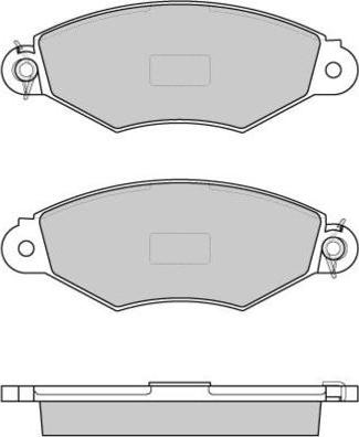 E.T.F. 12-0749 - Kit de plaquettes de frein, frein à disque cwaw.fr