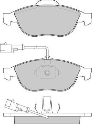 E.T.F. 12-0746 - Kit de plaquettes de frein, frein à disque cwaw.fr