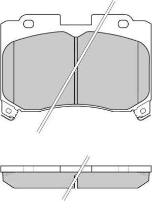 E.T.F. 12-0740 - Kit de plaquettes de frein, frein à disque cwaw.fr