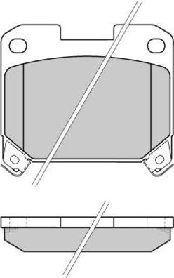 E.T.F. 12-0741 - Kit de plaquettes de frein, frein à disque cwaw.fr