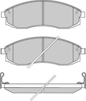 E.T.F. 12-0743 - Kit de plaquettes de frein, frein à disque cwaw.fr