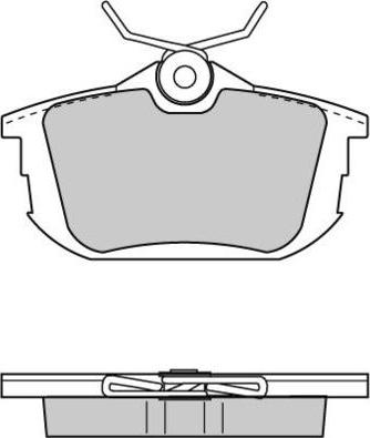 E.T.F. 12-0742 - Kit de plaquettes de frein, frein à disque cwaw.fr