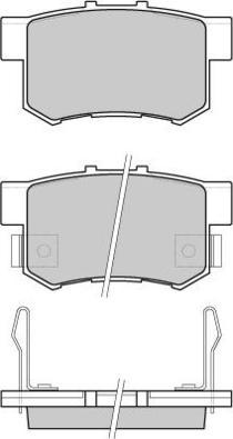 E.T.F. 12-0750 - Kit de plaquettes de frein, frein à disque cwaw.fr