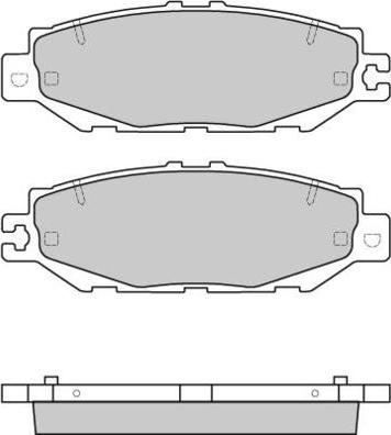 E.T.F. 12-0753 - Kit de plaquettes de frein, frein à disque cwaw.fr