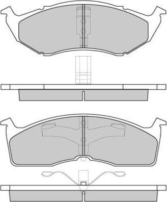 E.T.F. 12-0765 - Kit de plaquettes de frein, frein à disque cwaw.fr