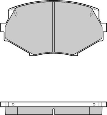 E.T.F. 12-0760 - Kit de plaquettes de frein, frein à disque cwaw.fr