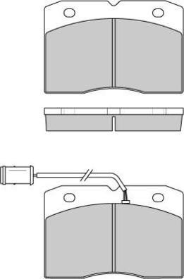 E.T.F. 12-0768 - Kit de plaquettes de frein, frein à disque cwaw.fr