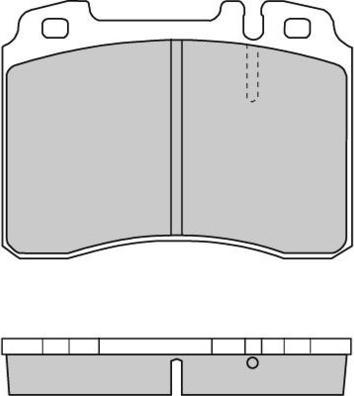 E.T.F. 12-0709 - Kit de plaquettes de frein, frein à disque cwaw.fr