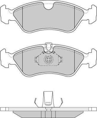 E.T.F. 12-0704 - Kit de plaquettes de frein, frein à disque cwaw.fr