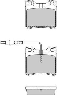 E.T.F. 12-0705 - Kit de plaquettes de frein, frein à disque cwaw.fr