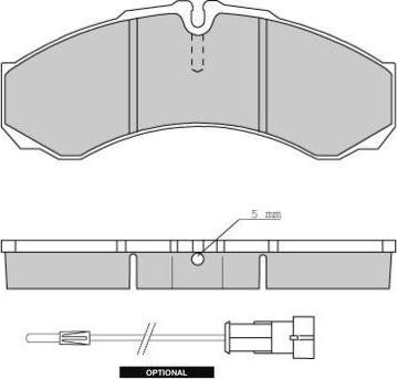 E.T.F. 12-0706 - Kit de plaquettes de frein, frein à disque cwaw.fr