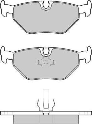 E.T.F. 12-0710 - Kit de plaquettes de frein, frein à disque cwaw.fr