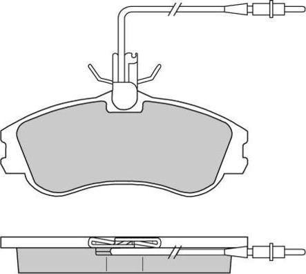 E.T.F. 12-0711 - Kit de plaquettes de frein, frein à disque cwaw.fr