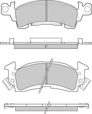 E.T.F. 12-0781 - Kit de plaquettes de frein, frein à disque cwaw.fr