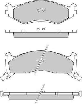 E.T.F. 12-0739 - Kit de plaquettes de frein, frein à disque cwaw.fr