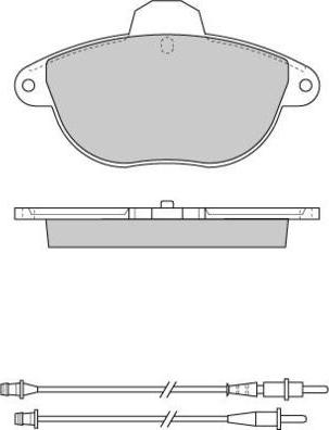 E.T.F. 12-0737 - Kit de plaquettes de frein, frein à disque cwaw.fr