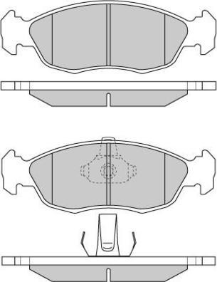 E.T.F. 12-0729 - Kit de plaquettes de frein, frein à disque cwaw.fr