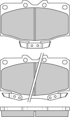 E.T.F. 12-0725 - Kit de plaquettes de frein, frein à disque cwaw.fr