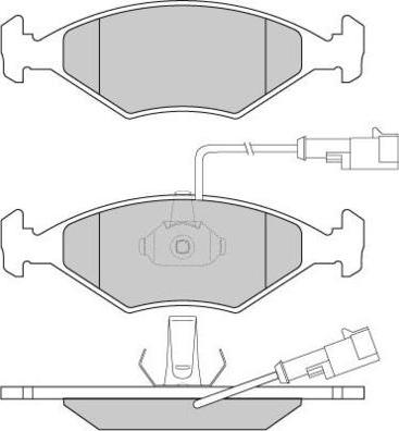 E.T.F. 12-0776 - Kit de plaquettes de frein, frein à disque cwaw.fr