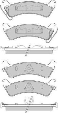 E.T.F. 12-0777 - Kit de plaquettes de frein, frein à disque cwaw.fr