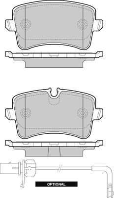 CAR PNT6281C - Kit de plaquettes de frein, frein à disque cwaw.fr