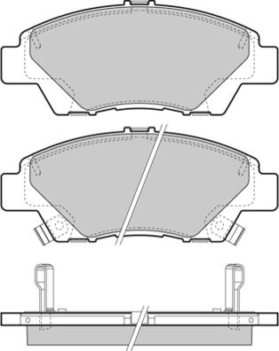 BENDIX 572637B - Kit de plaquettes de frein, frein à disque cwaw.fr