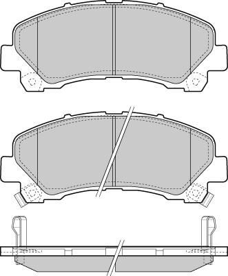 HELLA T2086 - Kit de plaquettes de frein, frein à disque cwaw.fr