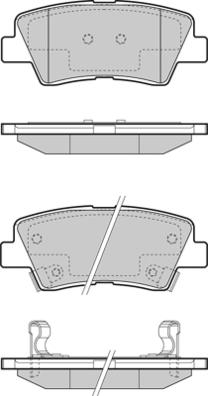 Remsa 136212 - Kit de plaquettes de frein, frein à disque cwaw.fr