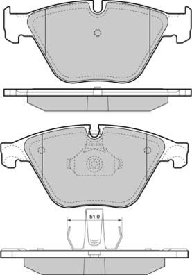 E.T.F. 12-1452 - Kit de plaquettes de frein, frein à disque cwaw.fr