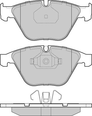 E.T.F. 12-1403 - Kit de plaquettes de frein, frein à disque cwaw.fr