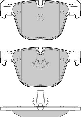 E.T.F. 12-1410 - Kit de plaquettes de frein, frein à disque cwaw.fr